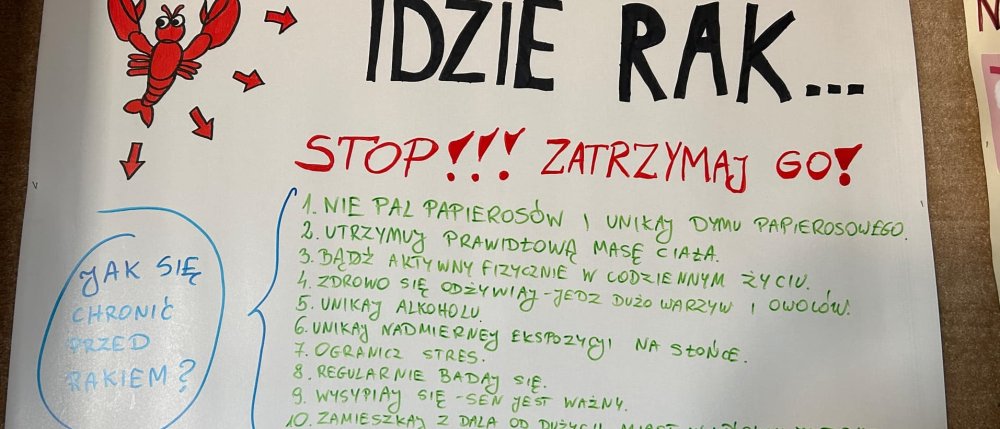 "Profilaktyka chorób nowotworowych" – rozstrzygnięcie konkursu plastycznego