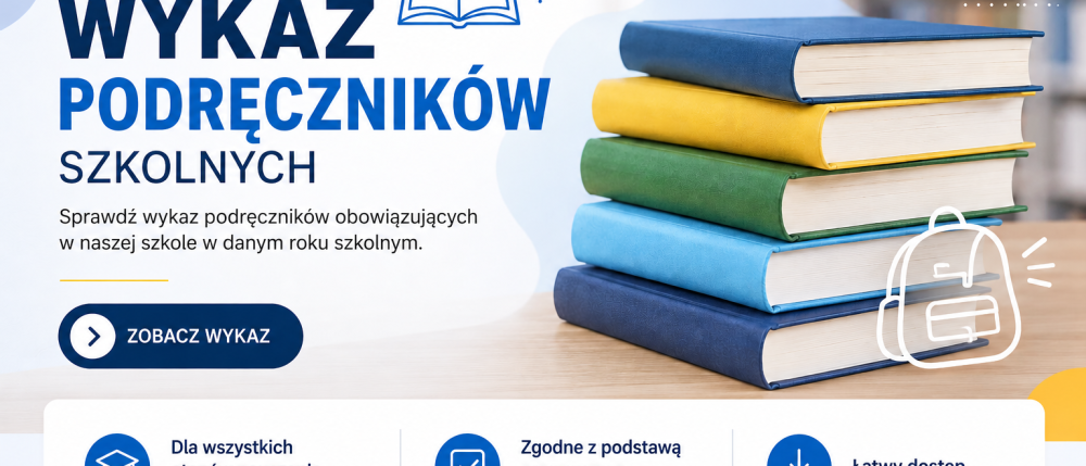 Zestaw podręczników dla klas I na rok szkolny 2026/27