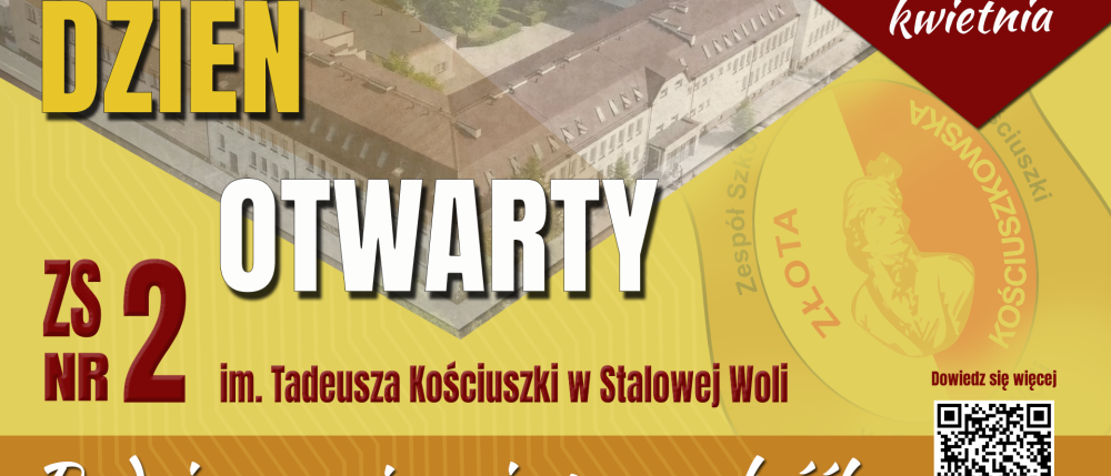 DZIEŃ OTWARTY w Zespole Szkół Nr2 im. Tadeusza Kościuszki w Stalowej Woli