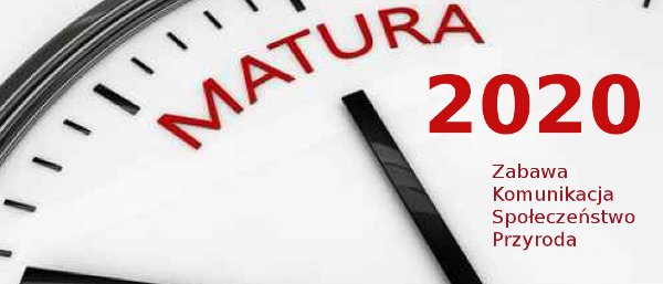 Egzamin maturalny 2019/2020