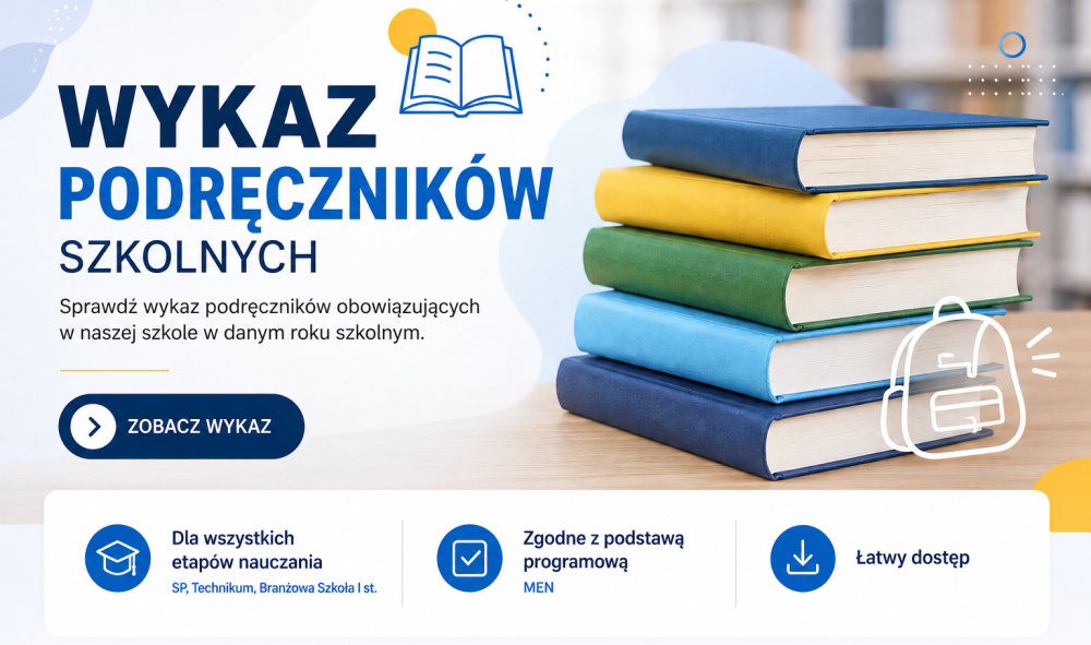 Zestaw podręczników dla klas I na rok szkolny 2026/27