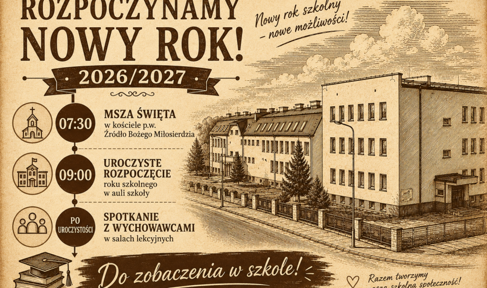Rozpoczęcie nowego roku szkolnego 2026/2027