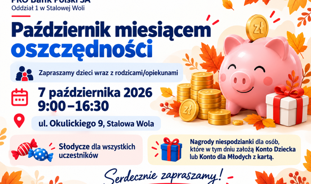 "Październik miesiącem oszczędności"
