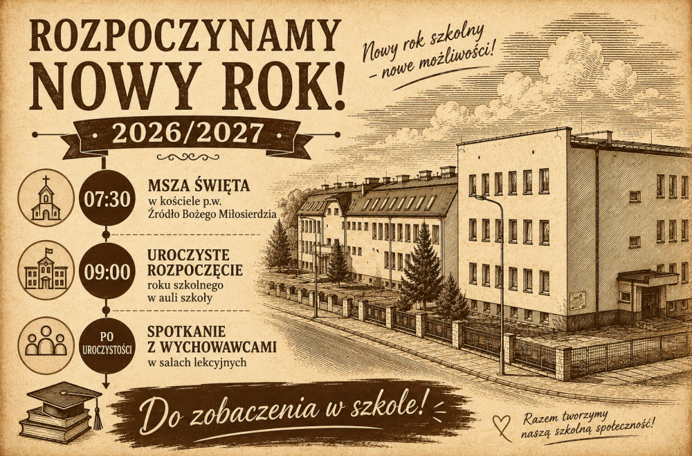 Rozpoczęcie nowego roku szkolnego 2026/2027