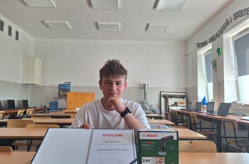 Podsumowanie udziału szkoły w projekcie edukacyjnym „Bosch Home Comfort szkoli”