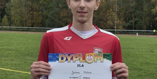 Awans do  zawodów rejonowych oraz I miejsce Wiktora Gątarza