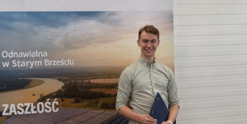 Sukces naszego ucznia w finale I Ogólnopolskiego Konkursu Wiedzy o Odnawialnych Źródłach Energii