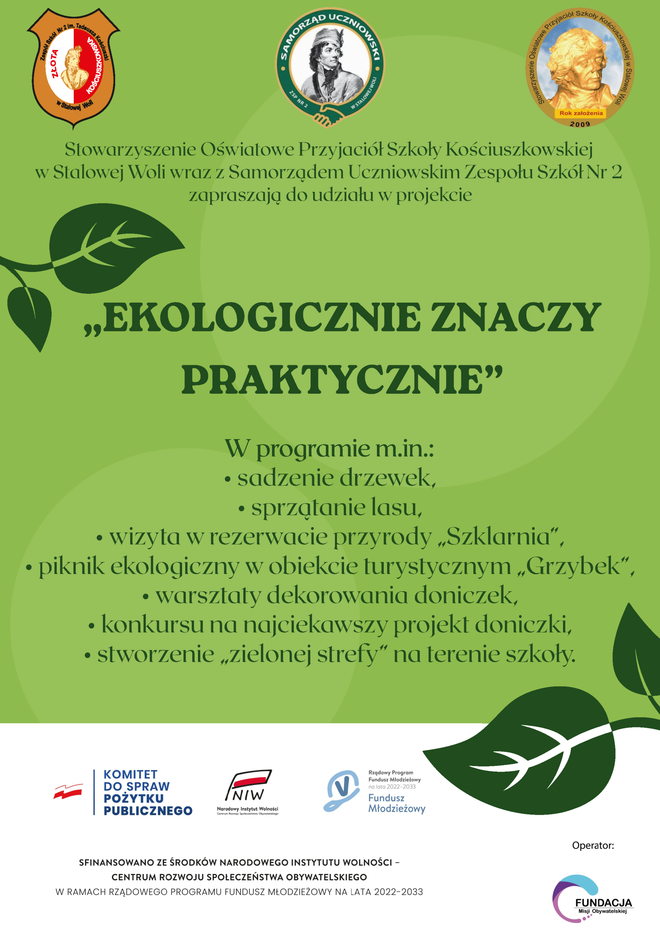 Plakat - "Ekologicznie znaczy praktycznie" Plakat - "Ekologicznie znaczy praktycznie"