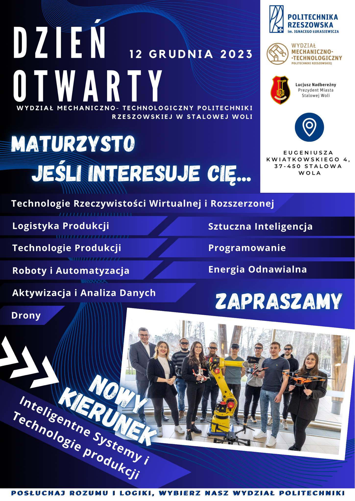 Plakat Dnia Otwartego Politehniki Rzeszowskiej Plakat Dnia Otwartego Politehniki Rzeszowskiej