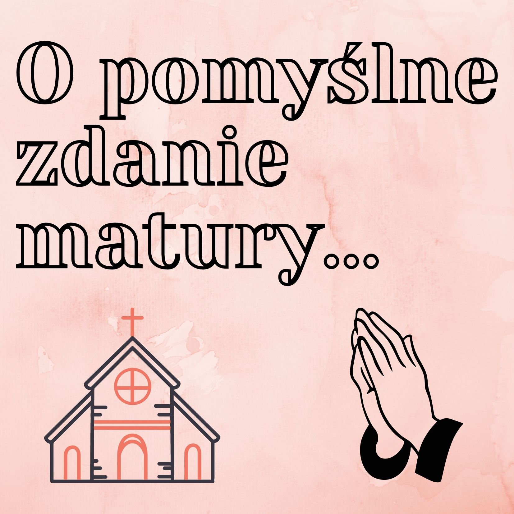 Budynek kościelny, ręce złożone do modlitwy Budynek kościelny, ręce złożone do modlitwy